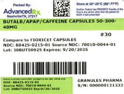 But 1 (Butal Apap And Caff 80425 0215)